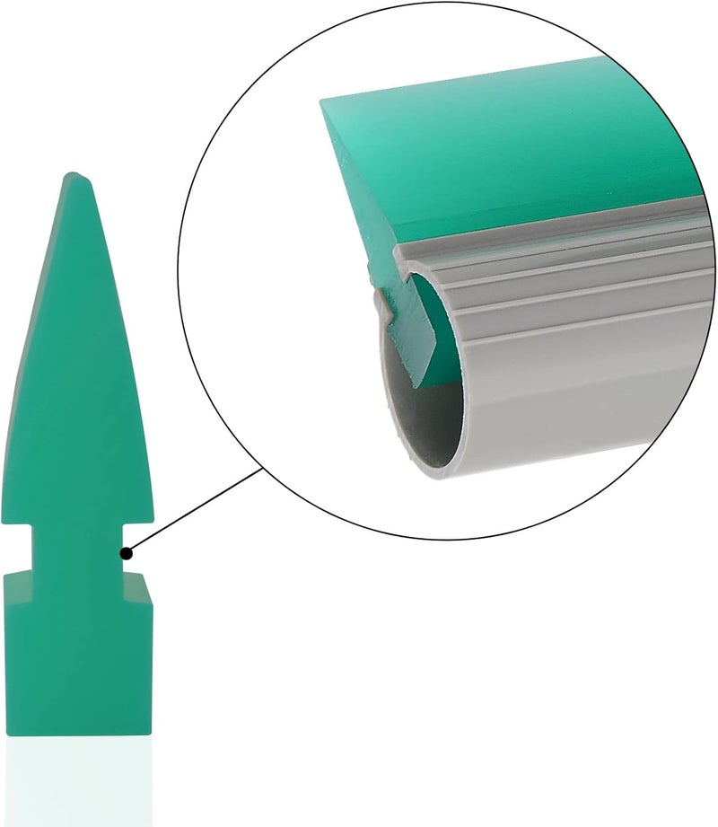 FOSHIO Green Mini Squeegee Window Film Tools ,Rubber Squeegee Water Blade Decal Wrap Applicator Car Home Tint - Image 5
