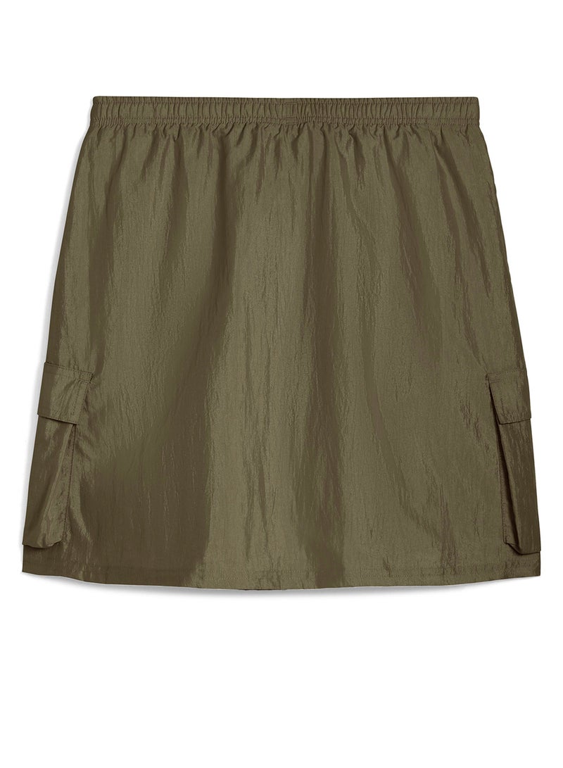PUMA Youth Bowtique Midi Woven Cargo Skirt  - Image 5