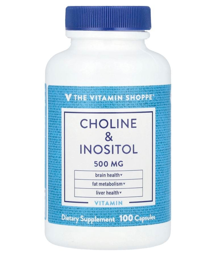 The Vitamin Shoppe Choline & Inositol  500 mg 100 Capsules