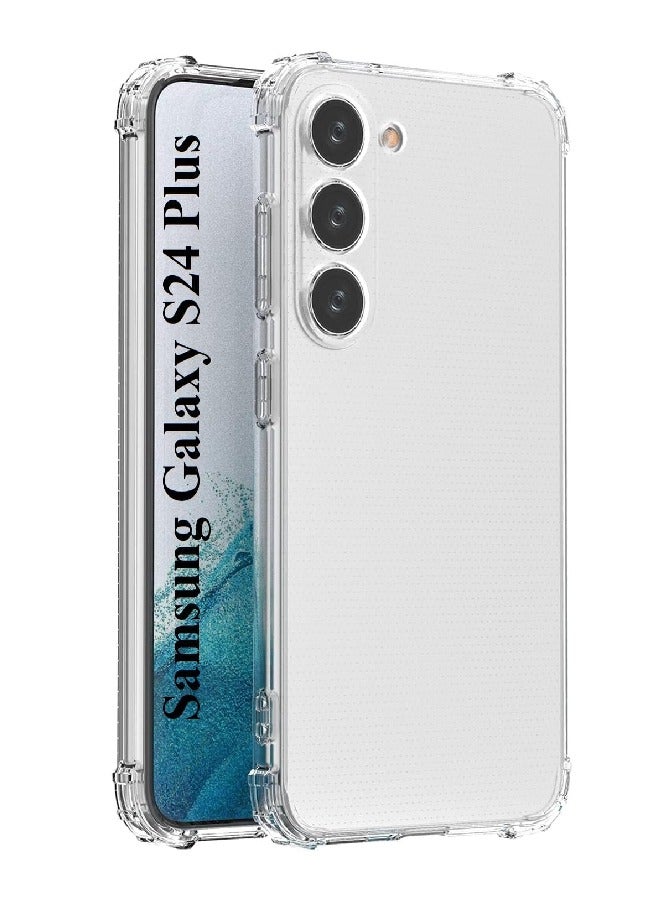 FOCUS غطاء حماية عالي الجودة لهاتف سامسونج جالاكسي S24 بلس شفاف - Image 1