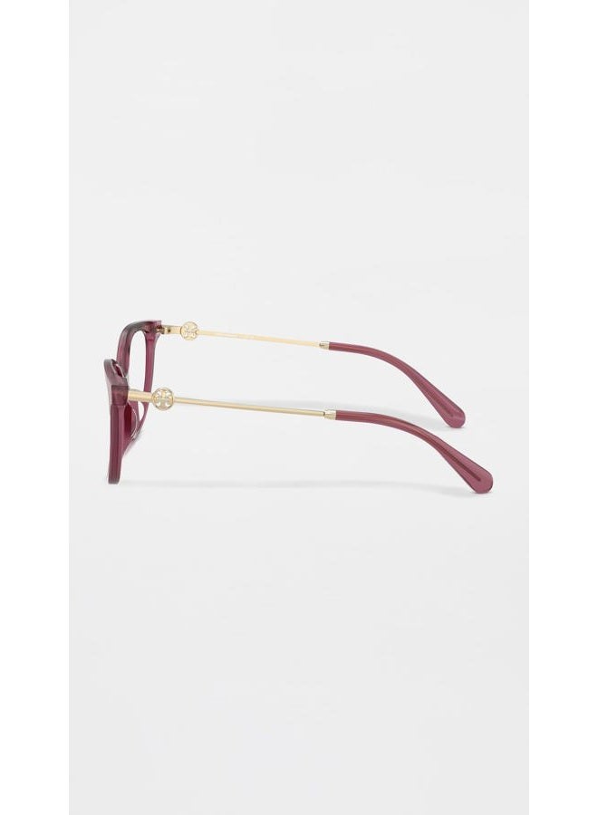 Tory Burch Eyeglasses TY 2149 U 3179 Berry Transparent/Demo - Image 3