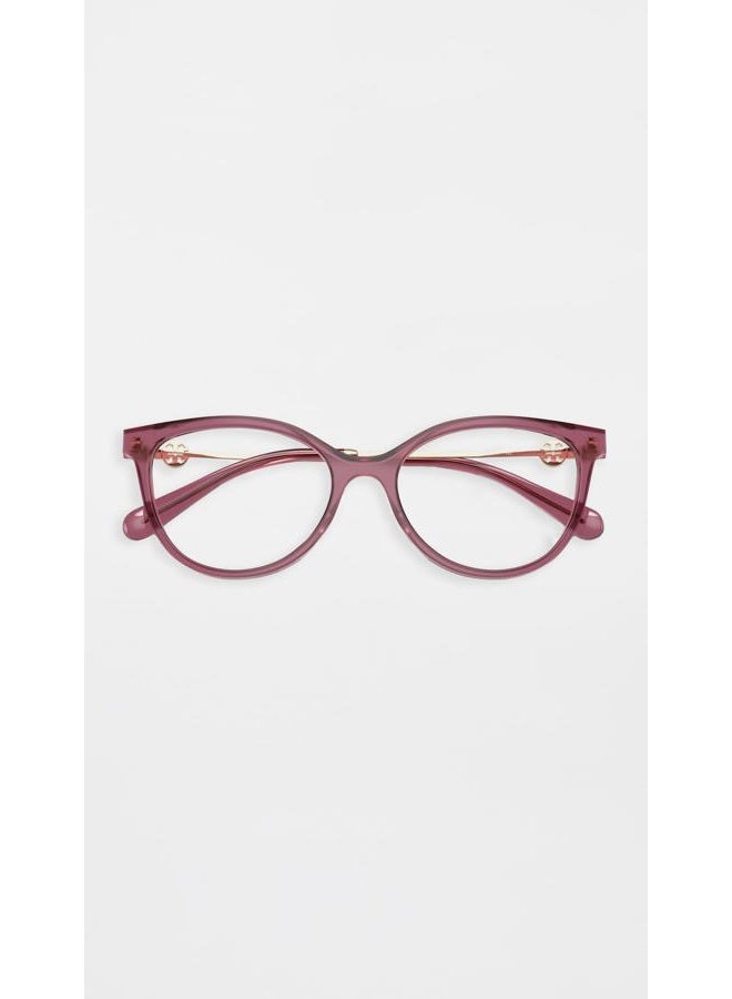 Tory Burch Eyeglasses TY 2149 U 3179 Berry Transparent/Demo - Image 4