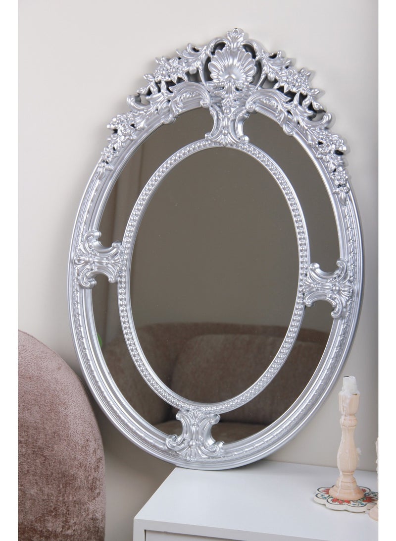 Generic420apple An elegant mirror with a luxurious frame adds a touch of sophistication to the space. 80 x 54 cm - Image 4