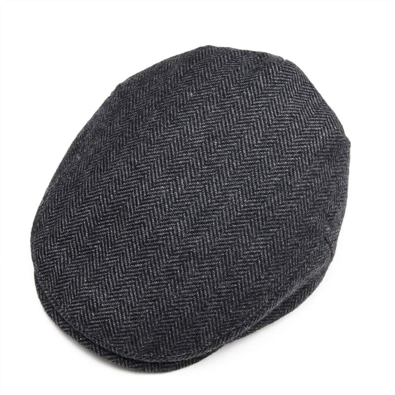 JANGOUL Kids Wool Tweed Newsboy Flat Cap Herringbone Boy Infant Toddler Child Youth Beret Hat (6-24 Months, Style2) - Image 5