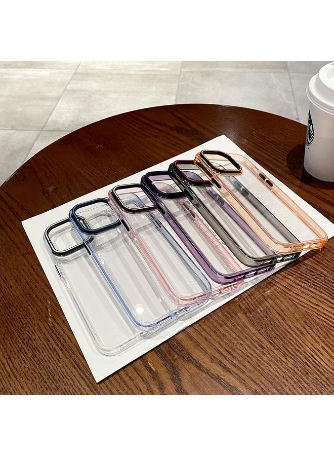 اس-توب جراب لهاتف iPhone 13 Pro مع حامل كاميرا غير مرئي وغطاء شفاف للهاتف - Image 2