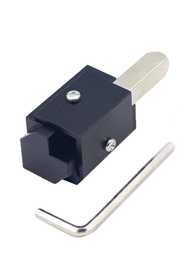 NIBEMINENT Wood Carving Corner Chisel Square Hinge Recesses Black 15x5x8centimeter - Image 1