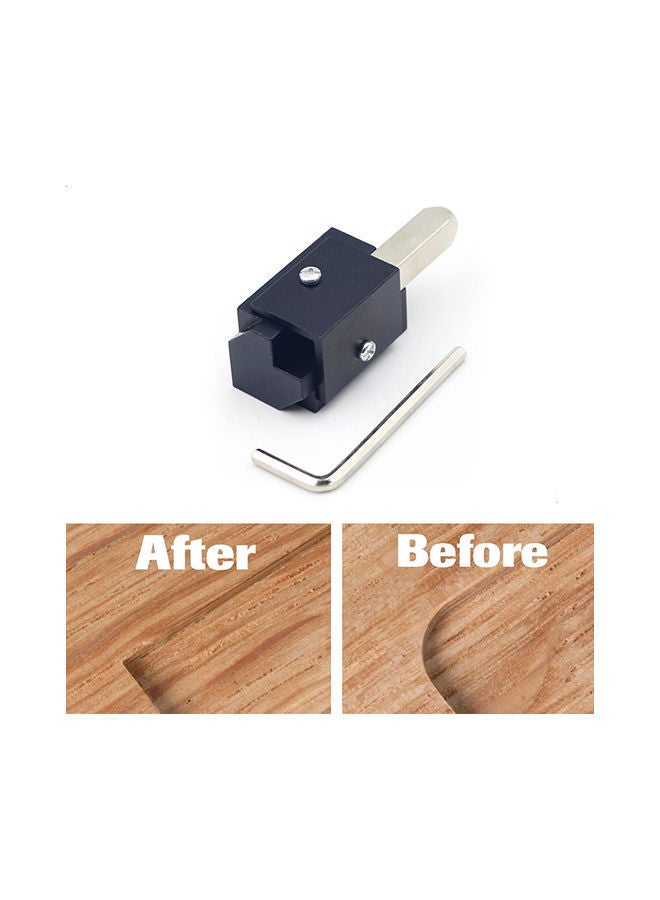 NIBEMINENT Wood Carving Corner Chisel Square Hinge Recesses Black 15x5x8centimeter - Image 5