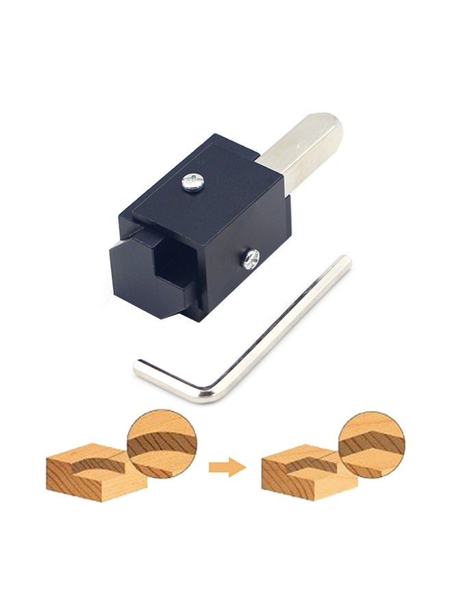 NIBEMINENT Wood Carving Corner Chisel Square Hinge Recesses Black 15x5x8centimeter - Image 3