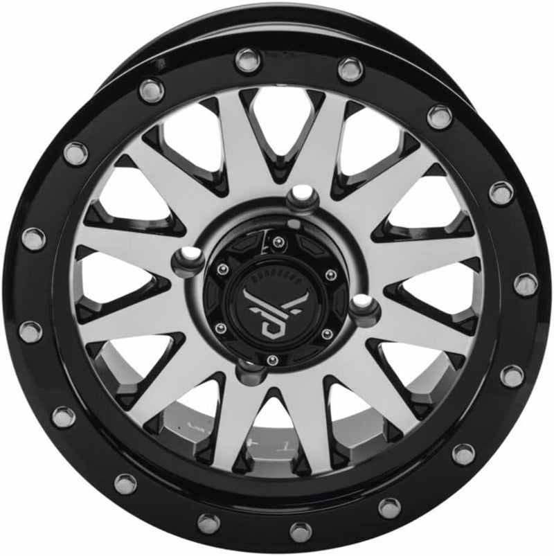 QuadBoss RT-GW106147137BMB - Wagon Rear ATV/UTV Machined Wheel