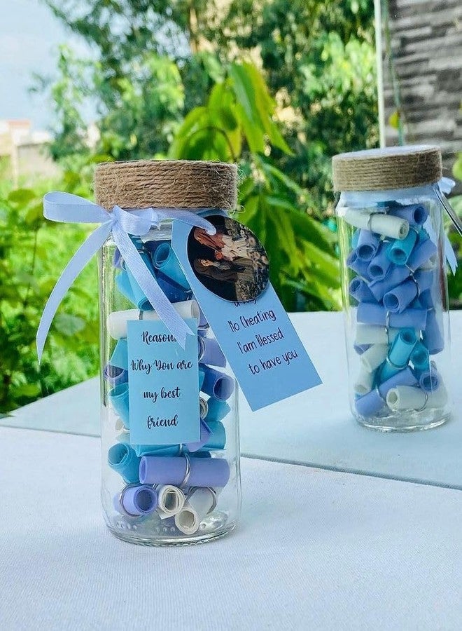Anishop Reasons Why I Love You Message Bottle Handmade Art for Loved Ones, Birthday, Anniversary, Valentines Day (Reasons Why I Love You (love message rolls)