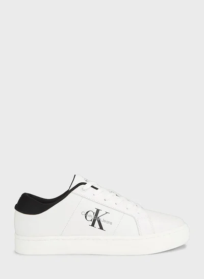 Calvin Klein Jeans Classic Cupsole Low Lace-Up Leather Trainers