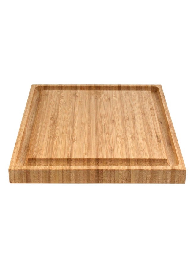 BambooMN Bulk Wholesale Premium Bamboo Grooved Cutting Board - 11" x 11" x .75" - 3 Piece - Image 3