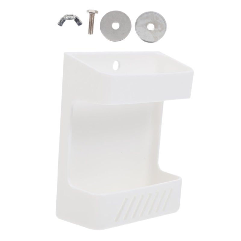 White Bird Feeder Basket Food Dispenser Vegetable Fruit Holder For Cockatiel Small Birds - Image 2
