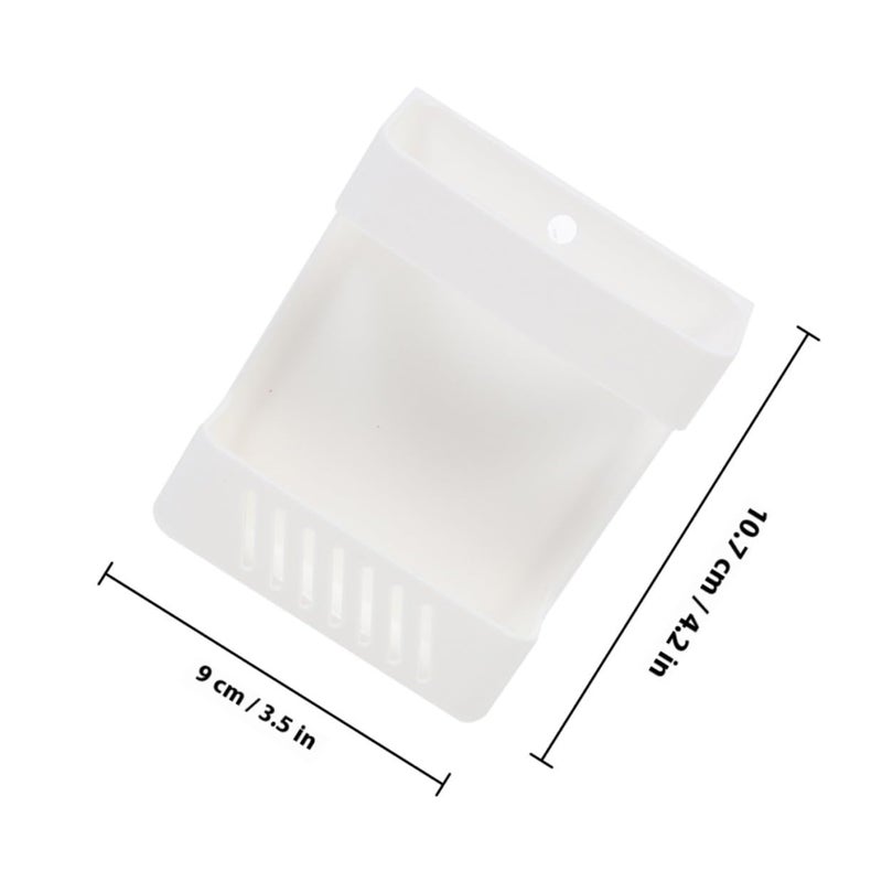White Bird Feeder Basket Food Dispenser Vegetable Fruit Holder For Cockatiel Small Birds - Image 3