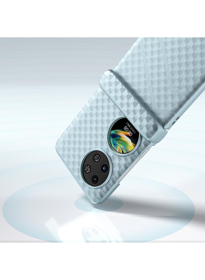 Zaboon Case For Huawei Pocket 2 3 in 1 Wave Pattern Matte PC Phone Case with Hinge - Image 3