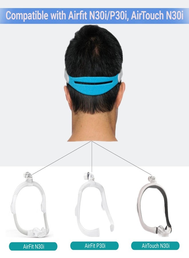 Befiy Replacement Headgear Strap Compatible with AirFit N30i/P30i, Premium Comfort Soft Elastic Fabric Adjustable Magic Tape Design for a Snugly Fit - Image 3