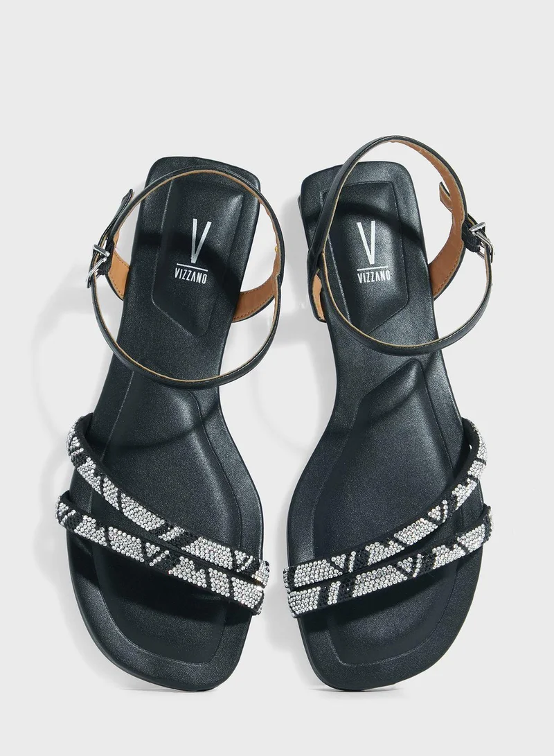 VIZZANO Sandals for Women with Back Strap – Stylish & Supportive sling Back Ladies Sandals