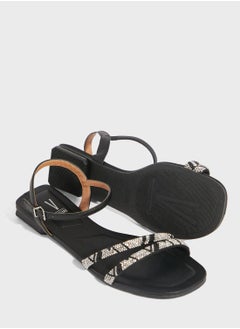 فيزانو Alice Ankle Strap Low Heel Sandals  - Image 3