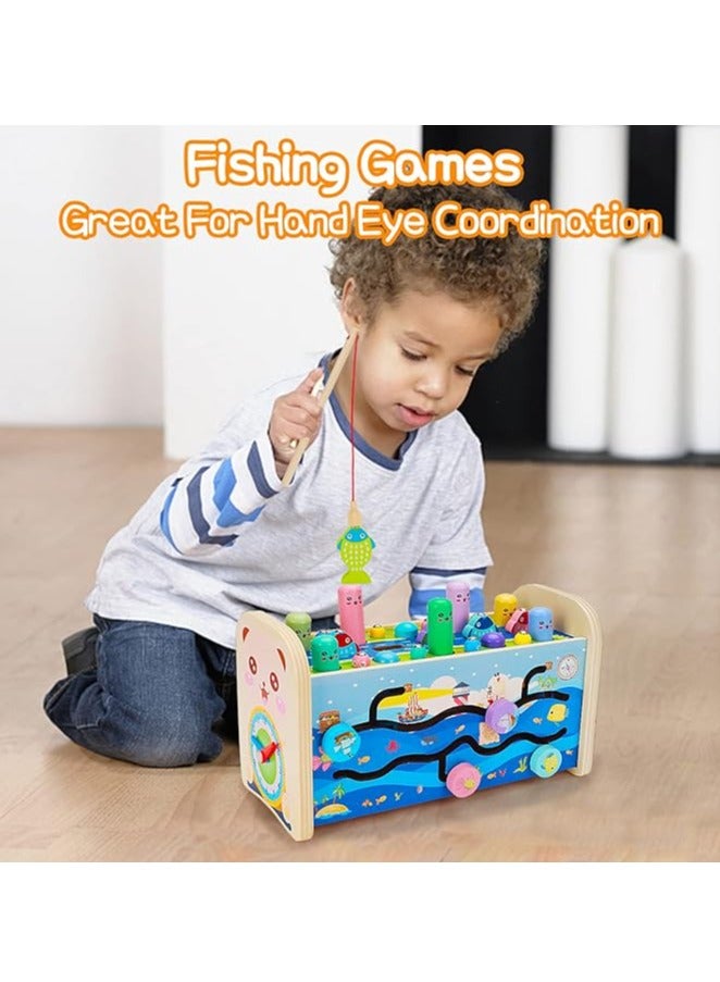 Educational Wooden Montessori Toys for Toddler Sensory Toy Developmental Learning Hammering Pounding Toys Xylophone Fine Motor Skill Toy 1-3 Preschool Activity - Image 5