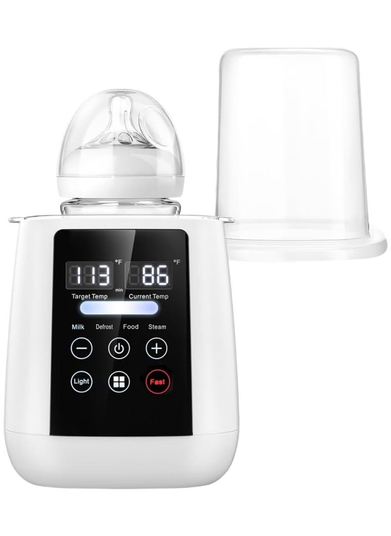 MarlaMall Baby Bottle Warmer, 9-in-1 Fast Baby Milk Warmer 48H Thermostat Food Heater Breastmilk Thaw Formula Water Warming Steamer IMD LED Display Accurate Temperature Control Steamer for All Bottles  - Image 1