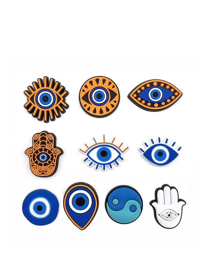 KASTWAVE Shoe Decoration Charms 10 Pcs Croc Accessories - Image 1