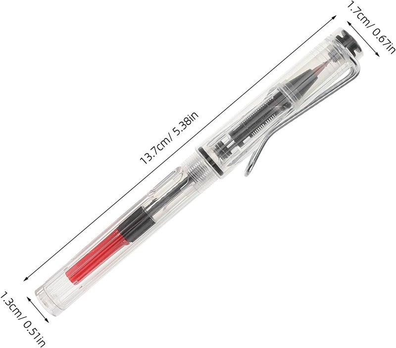 10pcs Refillable Water Brush Pen Soft Tip Chinese Japanese Calligraphy Ink Pens for Traditional Writing Sketching Painting Art Supplies - Image 2