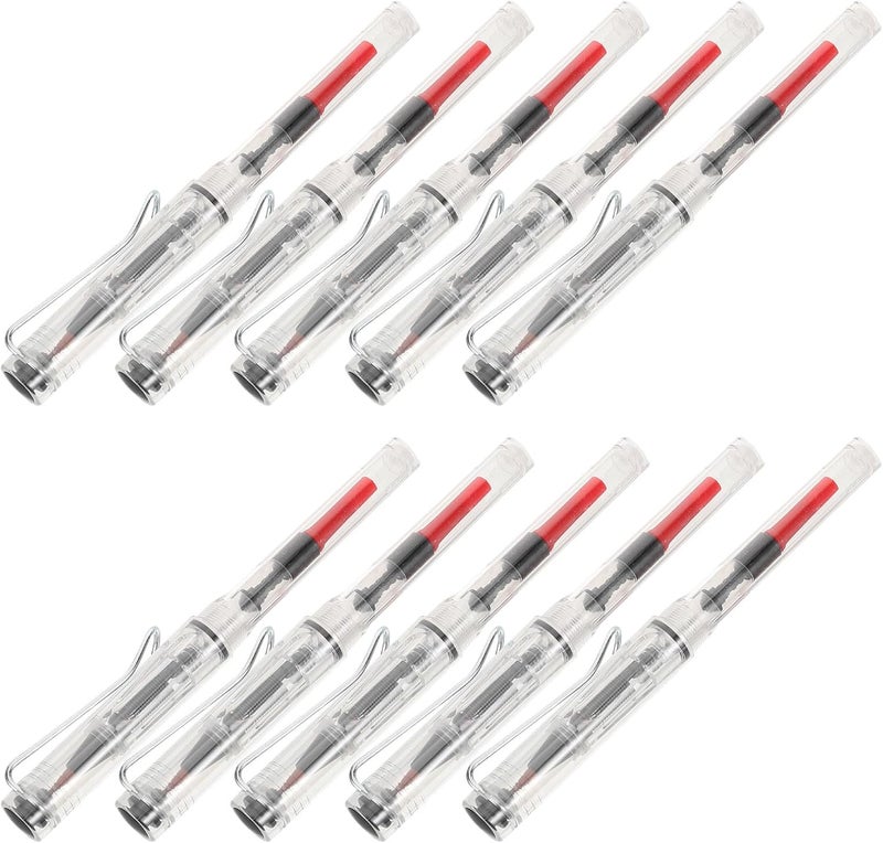 10pcs Refillable Water Brush Pen Soft Tip Chinese Japanese Calligraphy Ink Pens for Traditional Writing Sketching Painting Art Supplies - Image 1