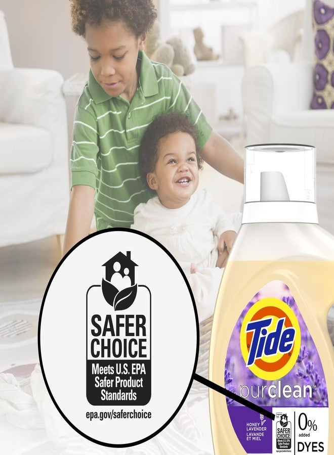 Tide Purclean Liquid Laundry Detergent, Honey Lavender Scent, 63 fl oz, 48 Loads - Image 3