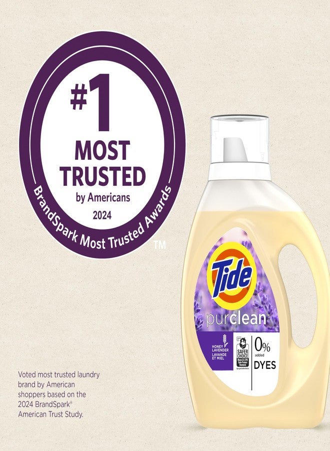 Tide Purclean Liquid Laundry Detergent, Honey Lavender Scent, 63 fl oz, 48 Loads - Image 5