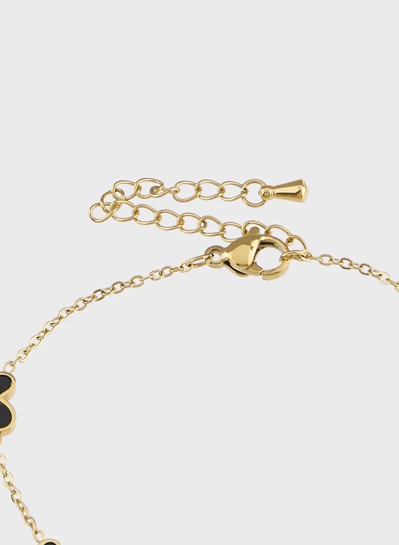 Staurtz Cresent Moon Necklace