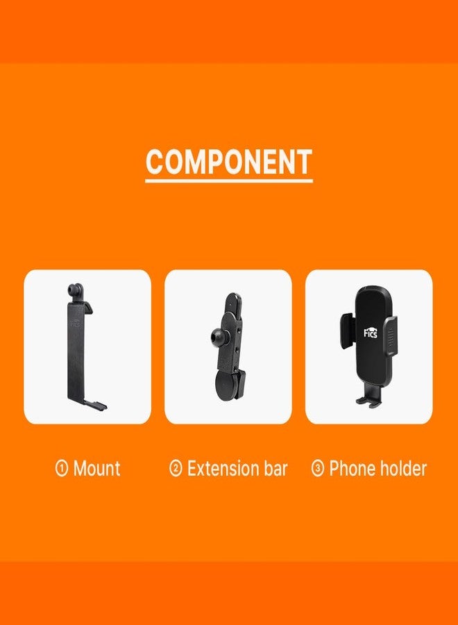 FICS Car Phone Holder for Hyundai KONA 2024 2025 2026 - Custom-Fit Mount for Seamless Display Integration, Interior Accessories - Image 5