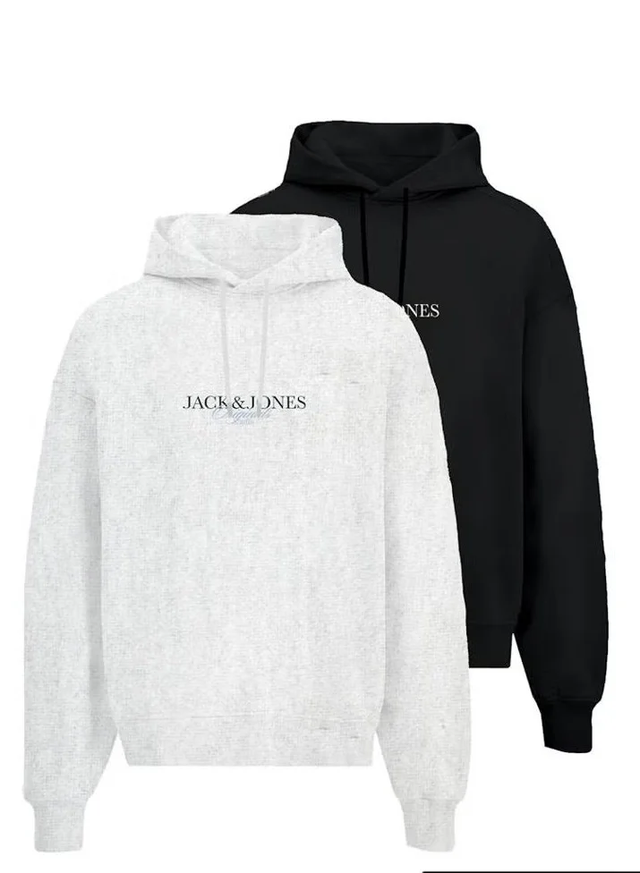 JACK & JONES 2 Pack Of Pullover Hoodies