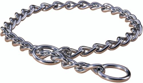 Hamilton Metal Slip Link Choke Chain Dog Collar, Extra Heavy 4.0mm x 30" - Image 1