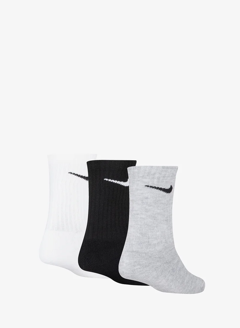 نايكي ثلاث جوارب أساسية برقبة دائرية للأطفال