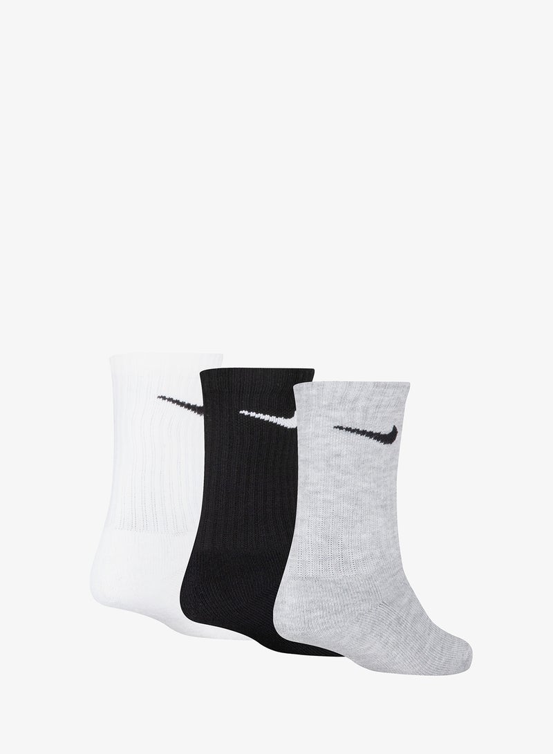 نايكي ثلاث جوارب أساسية برقبة دائرية للأطفال - Image 2