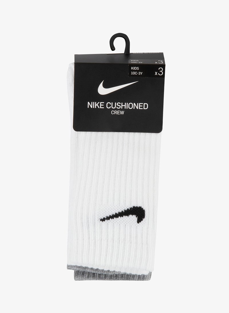 نايكي ثلاث جوارب أساسية برقبة دائرية للأطفال - Image 3
