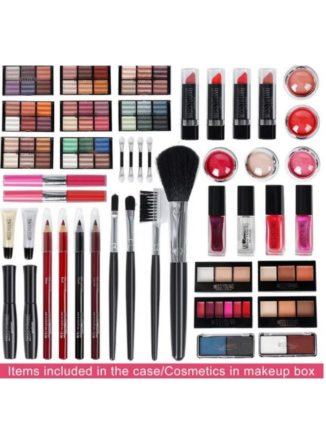 MISS YOUNG Professional Multi functional Makeup Kit 106pcs Makeup Tools Eyeshadow Lipstick - Image 5