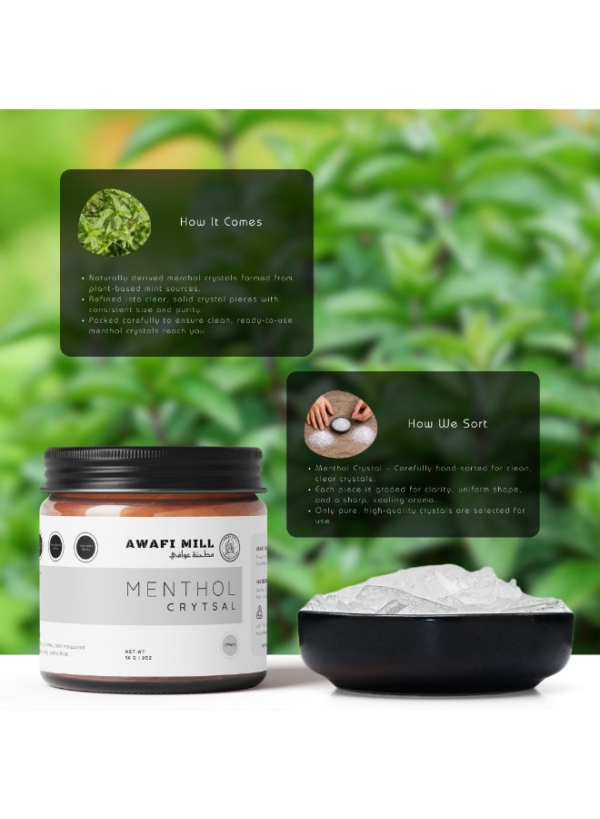 أباميك بلورات المنثول بلورات نقية ومنعشة للعلاج العطري - Image 4