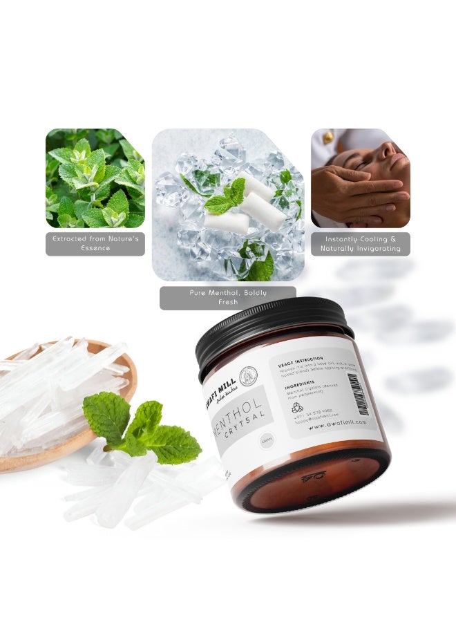 أباميك بلورات المنثول بلورات نقية ومنعشة للعلاج العطري - Image 2