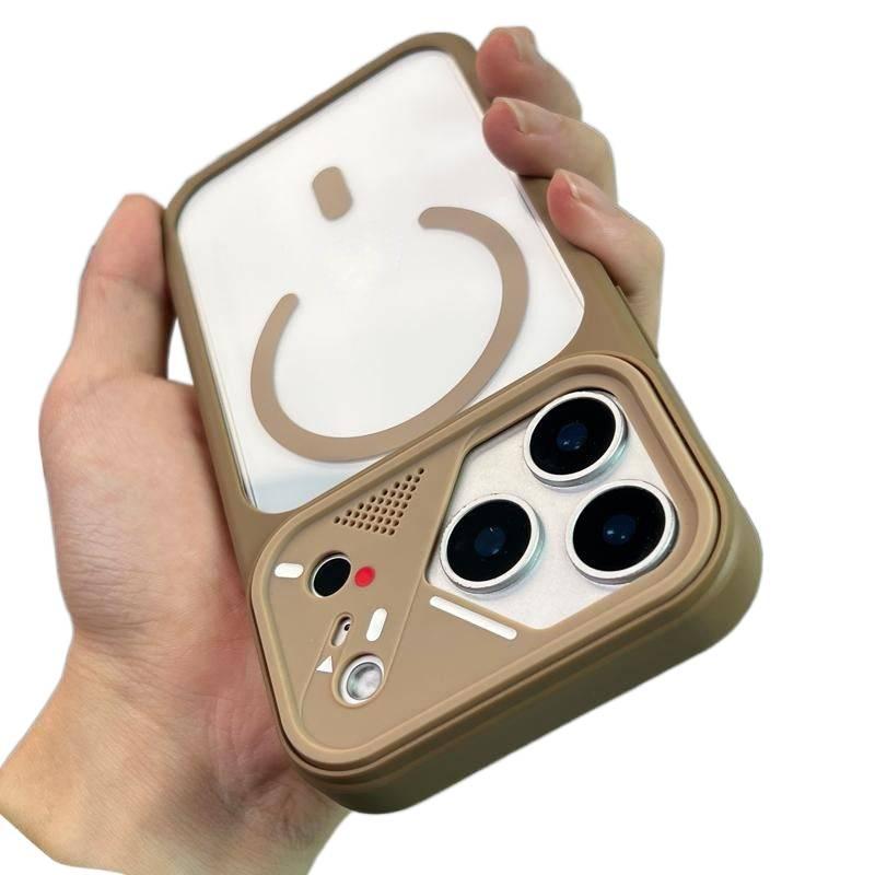 غطاء MagSafe بAcrylic لـ iPhone 11 مع مغناطيس قوي وحماية من السقوط مع مقاوم للصدمات مع ملمس غير لامع باللون Desert Gold مغناطيسي من الأكريليك - Veloris - Image 1