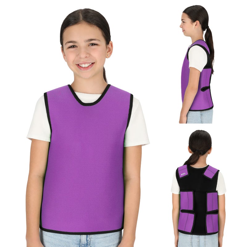 Special Supplies Sensory Compression Vest Deep Pressure Comfort (Purple, Meduim) - Image 2