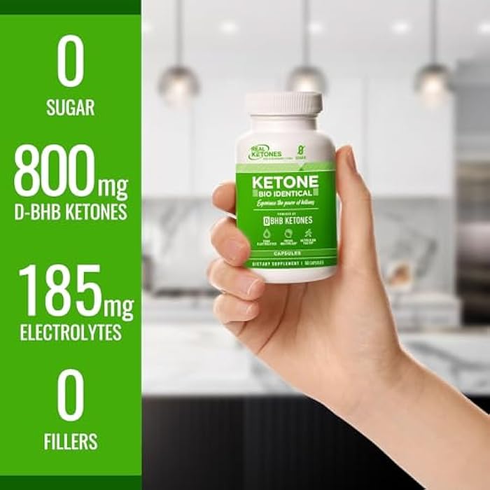 Real Ketones كبسولات كيتو BHB الأملاح - كبسولات BHB بالصوديوم والكالسيوم والمغنيسيوم مع إلكتروليتات goBHB بيتا هيدروكسي بيوتيرات - مكمل كيتونات خارجية لزيادة الطاقة والتركيز والدخول السريع في الكيتوزيس - Image 4