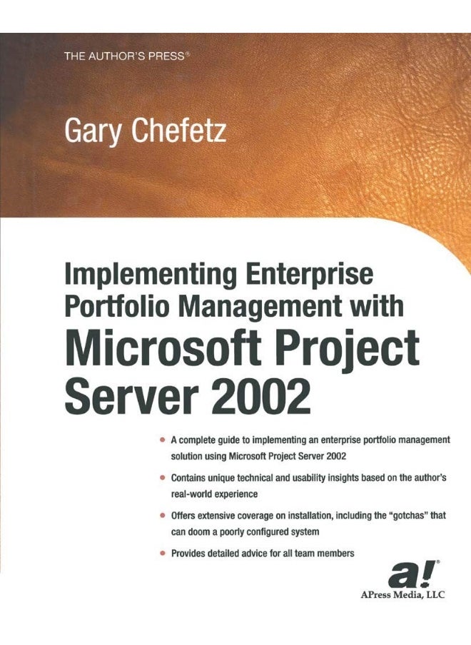 Implementing Enterprise Portfolio Management with Microsoft Project Server 2002 