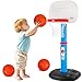 AOKESI Toddler Basketball Hoop Indoor for Age 13 Adjustable Kids Basketball Hoops Set Mini Basketball Goal with Balls Outdoor Sport Poolside Game Birthday Toys Gifts for Baby Boys Girls 2 3 4 5 - Image 3