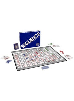 Goliath Sequence Premium Edition Stunning Set With Giant Board (20.25 X 26.25 Inches) Exclusive Chips And Deluxe Cards By Goliath Blue For Ages 7+  - Image 3