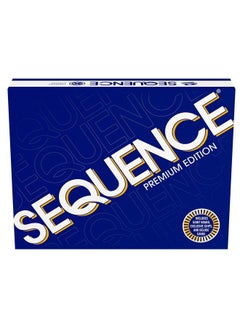 Goliath Sequence Premium Edition Stunning Set With Giant Board (20.25 X 26.25 Inches) Exclusive Chips And Deluxe Cards By Goliath Blue For Ages 7+  - Image 1
