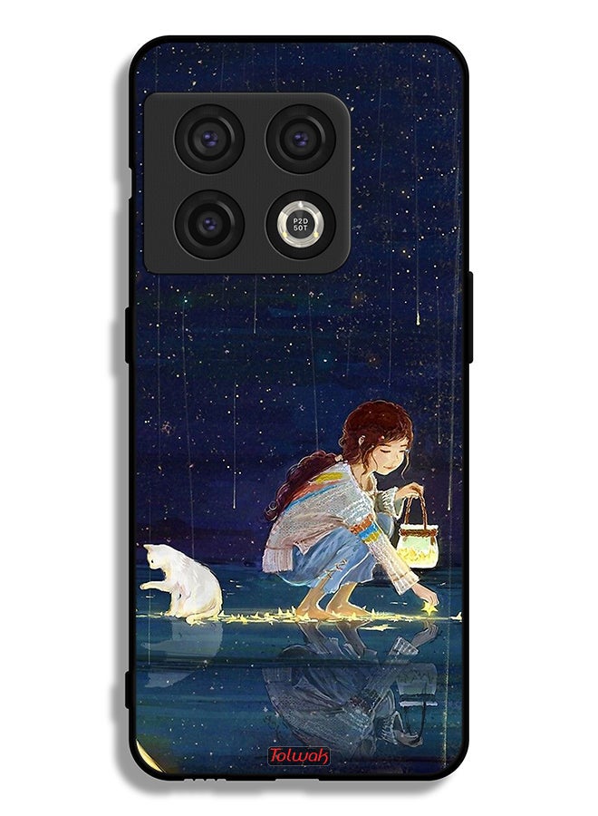 Tolwak OnePlus 10 Pro 5G Protective Case Cover Collecting Stars Art - Image 2