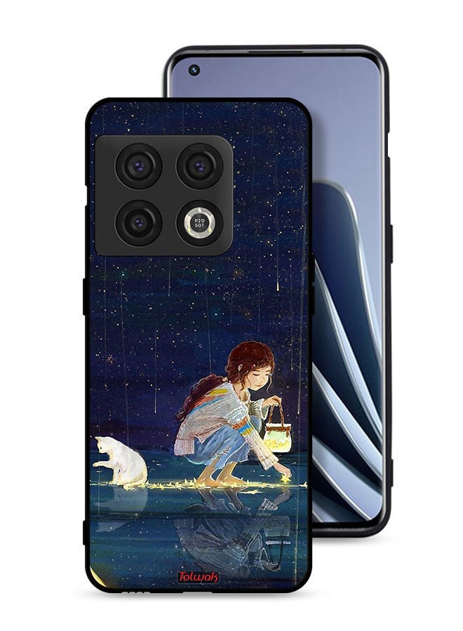 Tolwak OnePlus 10 Pro 5G Protective Case Cover Collecting Stars Art - Image 1