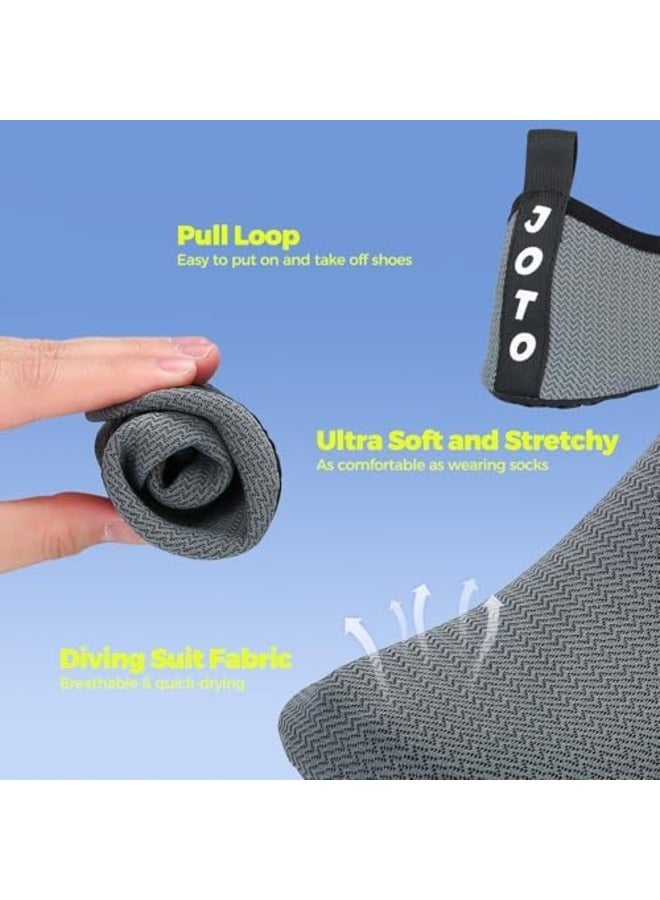JOTO Barefoot Quick-Dry Water Shoes for Men, Women & Kids – Slip-On Aqua Socks for Swimming, Snorkeling, Surfing, Kayaking, Beach, Yoga & Water Sports - 38/39 EU  - Image 4