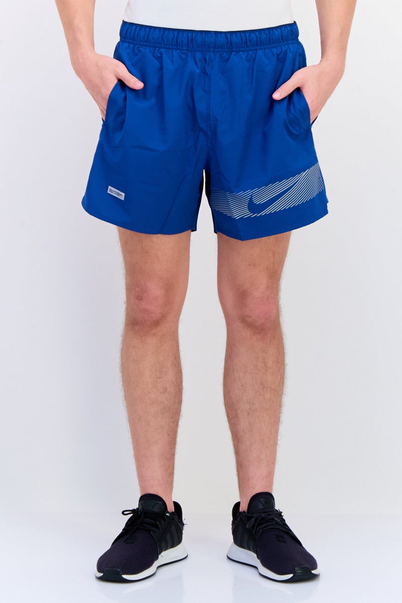 Nike شورتات جري رياضية للرجال بطول 5 إنش، أزرق فيروزي - Image 1